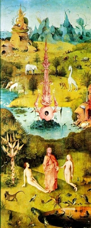 Hieronymous Bosch - The Garden of Earthly Delights panel 1