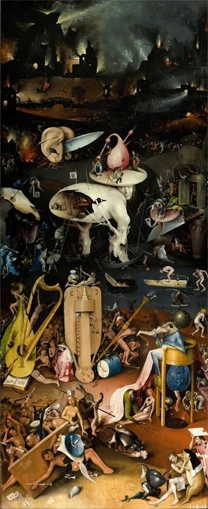 Hieronymous Bosch - The Garden of Earthly Delights panel 3