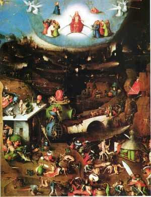 Hieronymous Bosch - Triptych of Last Judgement (central panel)