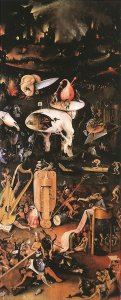 Garden of Earthly Delights, outer wings of the triptych