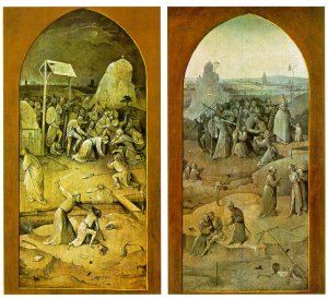 Temptation of St. Anthony, outer wings of the triptych