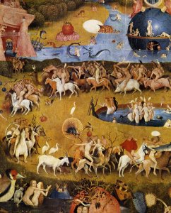 Triptych of Garden of Earthly Delights (detail 3) c. 1500