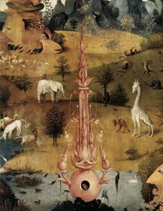 Triptych of Garden of Earthly Delights (left wing) (detail 3) c. 1500